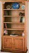 Amish 2-Door Bookcase