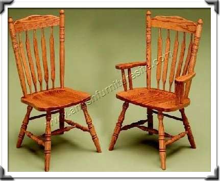 Amish Post Paddle Chair