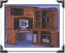Amish 4-PC Corner Computer Center