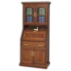 Deluxe 30" Secretary Desk With Doors