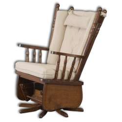 4-Post High Back Swivel Glider