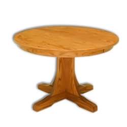 Mission Single Pedestal Table