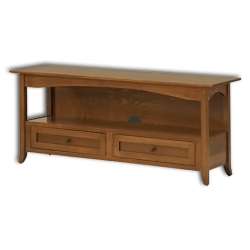 Shaker Hill Open Plasma T.V. Stand with Drawers